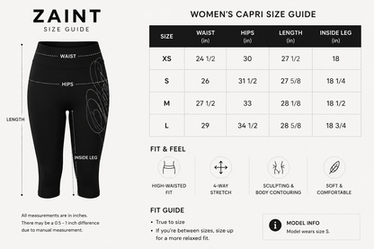 ZAINT CAPRI + VEST SET