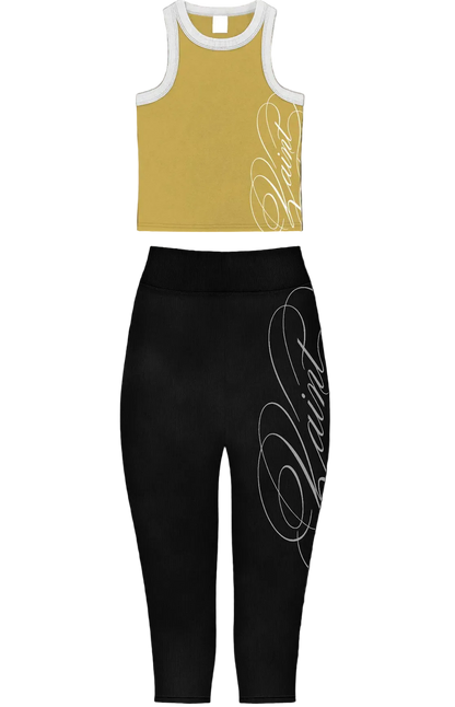 ZAINT CAPRI + VEST SET